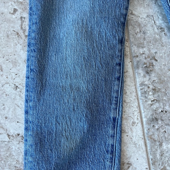 Madewell Classic Straight Leg Cropped Jean, Peralta Light Blue Wash, 24 - Picture 11 of 13